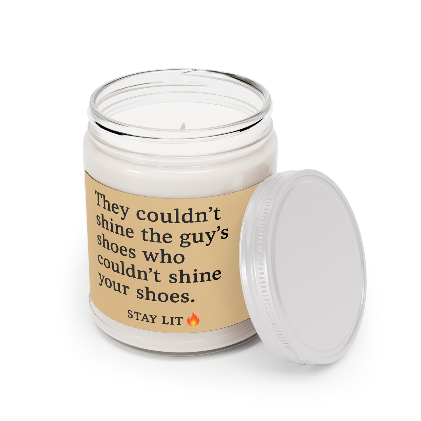 Remember who you are, unscented soy candle